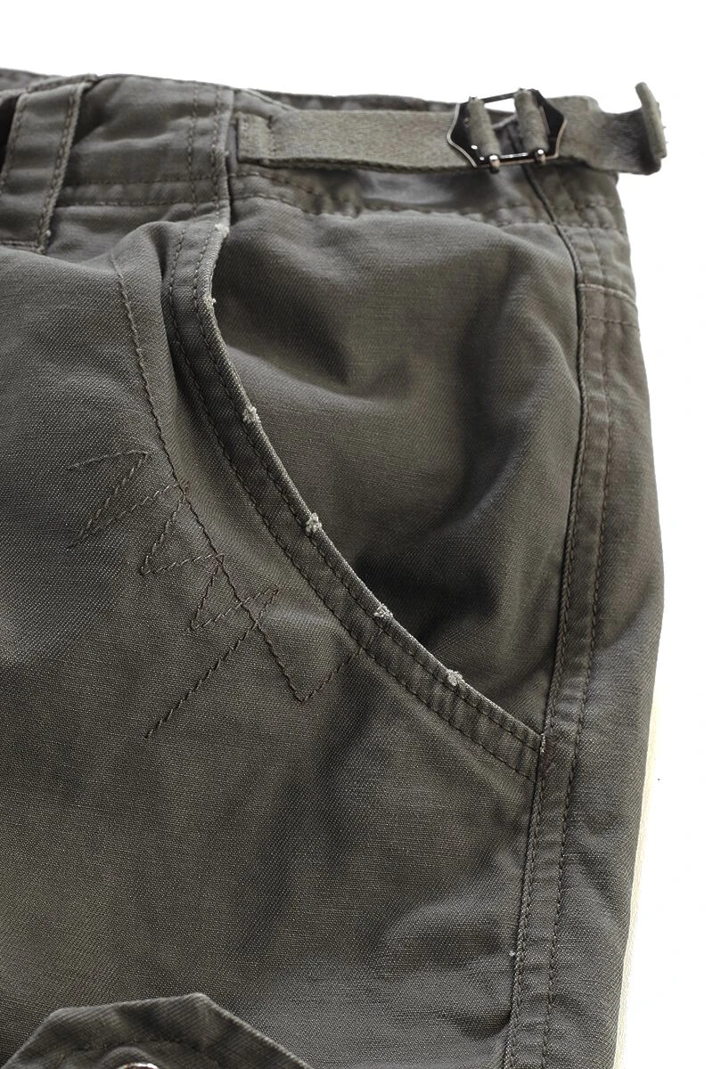 "Army Vintage Shorts" Shorts Olive By Black Premium By EMP 8 "Army Vintage Shorts" Shorts Olive By Black Premium By EMP - Image 6