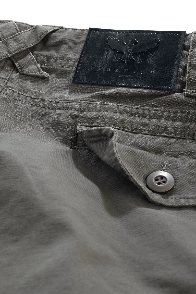 "Army Vintage Shorts" Shorts Olive By Black Premium By EMP 10 "Army Vintage Shorts" Shorts Olive By Black Premium By EMP - Image 8