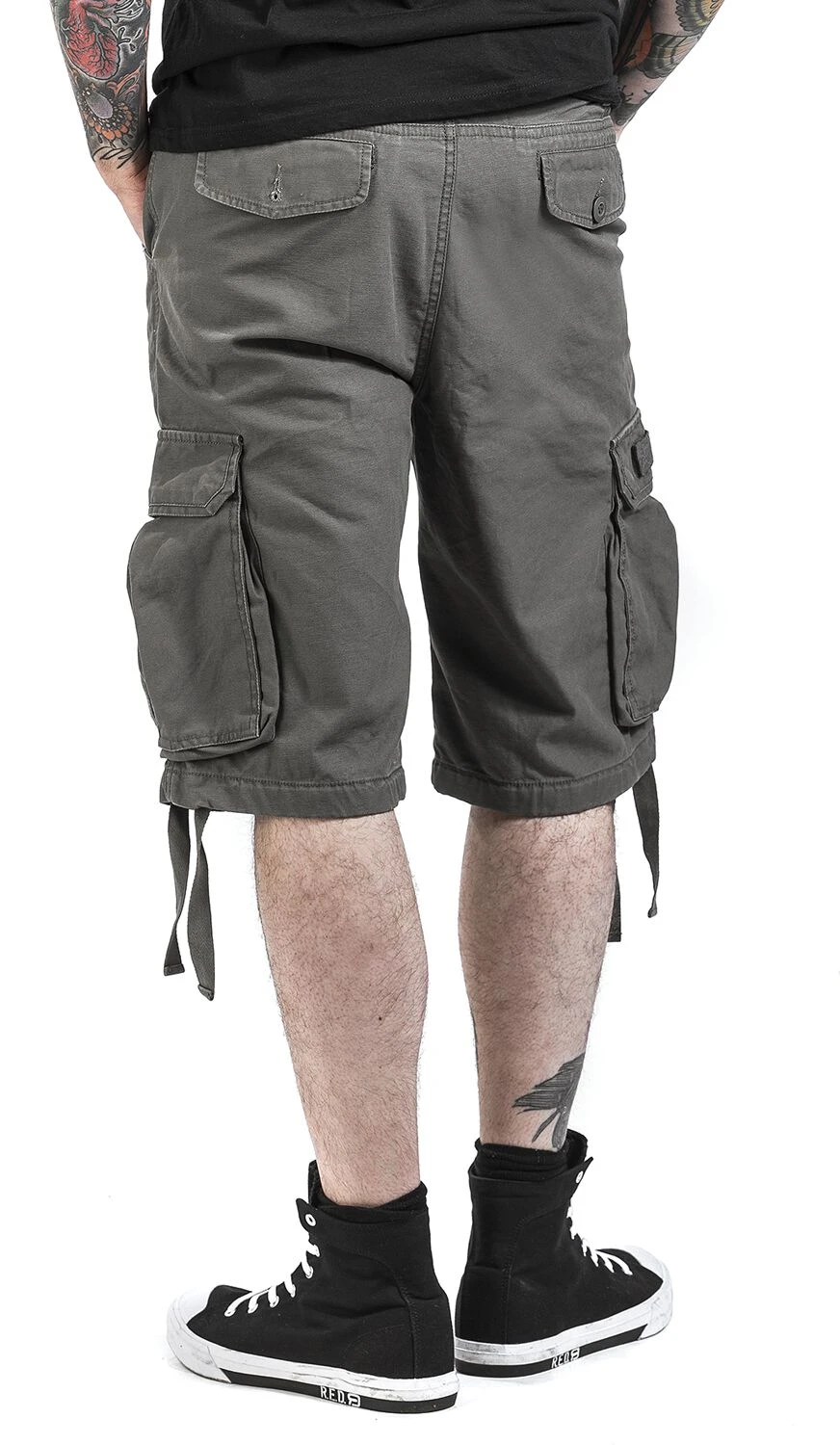 "Army Vintage Shorts" Shorts Olive By Black Premium By EMP 14 "Army Vintage Shorts" Shorts Olive By Black Premium By EMP - Image 12