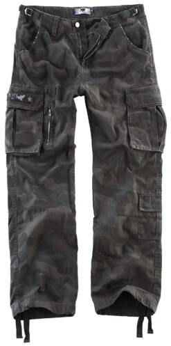 "Army Vintage Trousers" Cargo Trousers Dark Camo By Black Premium By EMP -Men Fashion Clothing Store 340632a