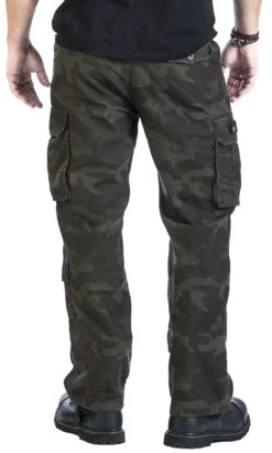"Army Vintage Trousers" Cargo Trousers Dark Camo By Black Premium By EMP -Men Fashion Clothing Store 340632wb emp