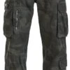 "Army Vintage Trousers" Cargo Trousers Dark Camo By Black Premium By EMP