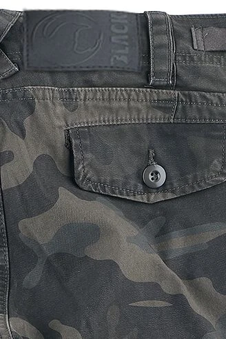 "3/4 Army Vintage Shorts" Shorts Dark Camo By Black Premium By EMP 7 "3/4 Army Vintage Shorts" Shorts Dark Camo By Black Premium By EMP - Image 5