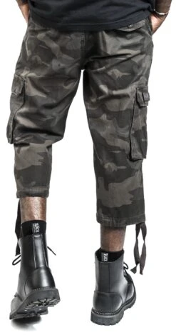 "3/4 Army Vintage Shorts" Shorts Dark Camo By Black Premium By EMP 17 "3/4 Army Vintage Shorts" Shorts Dark Camo By Black Premium By EMP -Men Fashion Clothing Store 340639wb