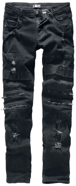 "Jared" Jeans Black By Rock Rebel By EMP