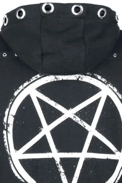 "Mask Of Sanity" Hooded Zip Black By Gothicana By EMP -Men Fashion Clothing Store 342686d2 emp