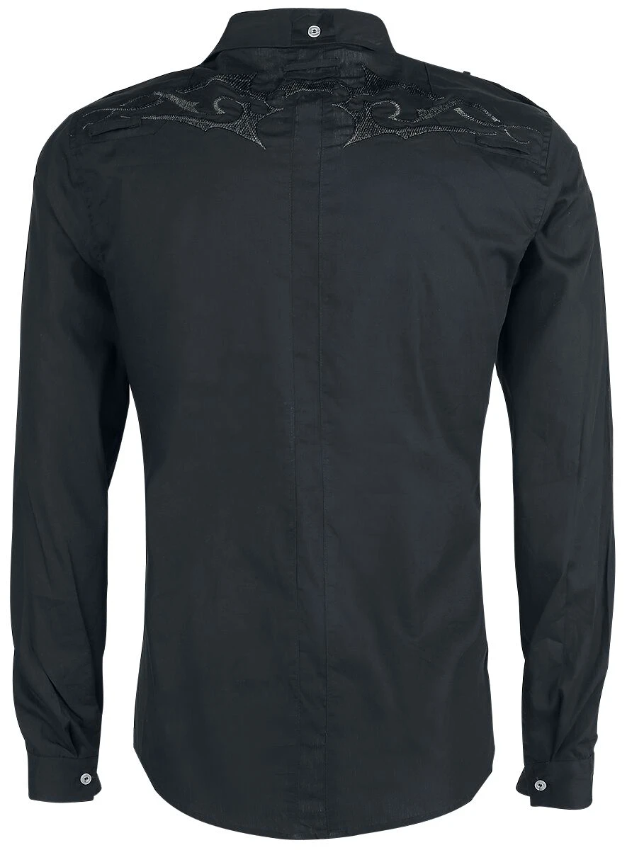 "Black Tribe" Longsleeve Black-grey By Gothicana By EMP 4 "Black Tribe" Longsleeve Black-grey By Gothicana By EMP - Image 2