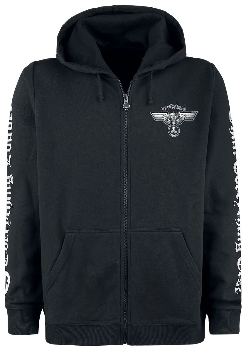 "England" Hooded Zip Black By Motörhead 4 "England" Hooded Zip Black By Motörhead - Image 2