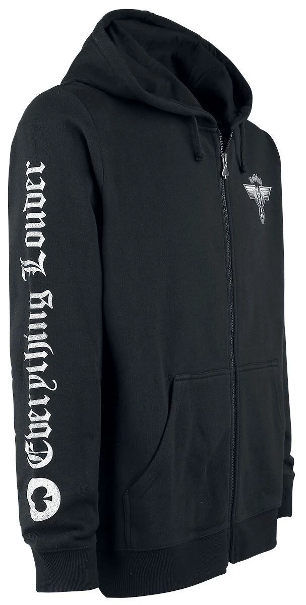 "England" Hooded Zip Black By Motörhead 6 "England" Hooded Zip Black By Motörhead - Image 4