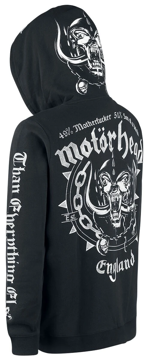 "England" Hooded Zip Black By Motörhead 8 "England" Hooded Zip Black By Motörhead - Image 6
