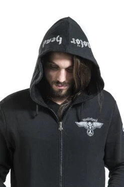 "England" Hooded Zip Black By Motörhead 19 "England" Hooded Zip Black By Motörhead -Men Fashion Clothing Store 345176d3