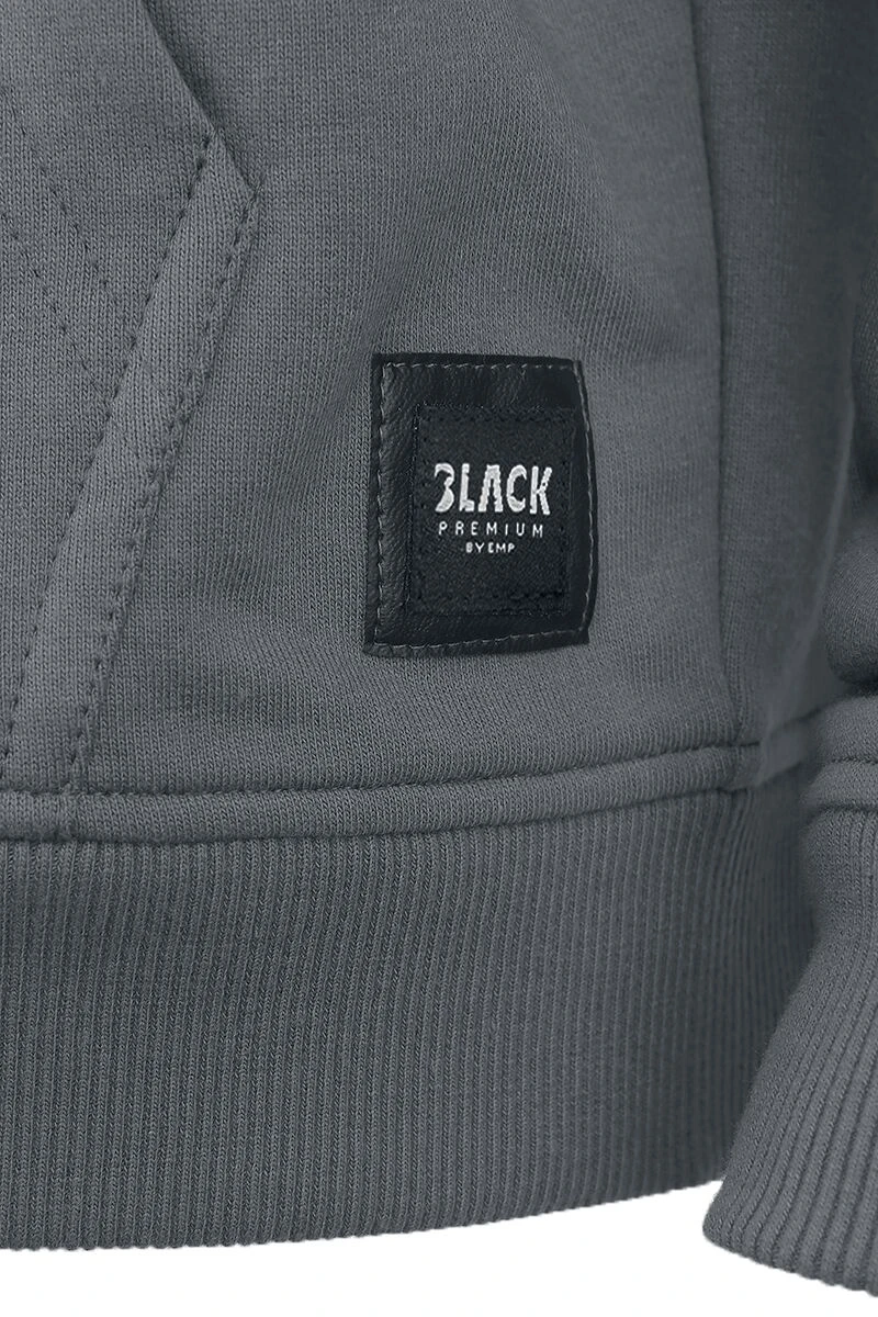 "Mask Of Sanity" Hooded Zip Grey By Black Premium By EMP 6 "Mask Of Sanity" Hooded Zip Grey By Black Premium By EMP - Image 4