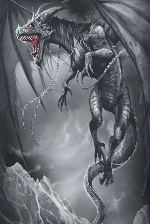 "Dragon's Cry" T-Shirt Black By Spiral 6 "Dragon's Cry" T-Shirt Black By Spiral - Image 4