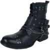 "Last Man Standing" Boot Black By Rock Rebel By EMP