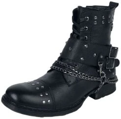 "Last Man Standing" Boot Black By Rock Rebel By EMP
