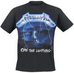 "Ride The Lightning" T-Shirt Black By Metallica