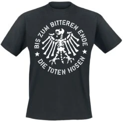 "Bis Zum Bitteren Ende" T-Shirt Black By Die Toten Hosen