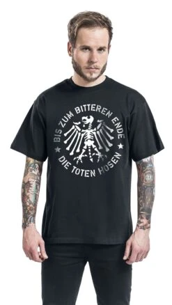 "Bis Zum Bitteren Ende" T-Shirt Black By Die Toten Hosen 10 "Bis Zum Bitteren Ende" T-Shirt Black By Die Toten Hosen -Men Fashion Clothing Store 352967wa emp