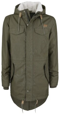 "Marsh Lake Teddyparka" Winter Jacket Olive By Brandit