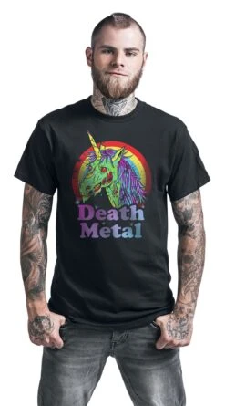 "Fun Shirt Death Metal" T-Shirt Black 10 "Fun Shirt Death Metal" T-Shirt Black -Men Fashion Clothing Store 354858wa emp