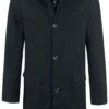"Single-Breasted Coat" Short Coat Black By Black Premium By EMP -Men Fashion Clothing Store 357857a
