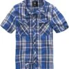 "Roadstar" Short-sleeved Shirt Blue-white By Brandit 1 "Roadstar" Short-sleeved Shirt Blue-white By Brandit -Men Fashion Clothing Store 358364a