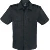 "1/2 Sleeve US Shirt" Short-sleeved Shirt Black By Brandit