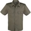"1/2 Sleeve US Shirt" Short-sleeved Shirt Olive By Brandit