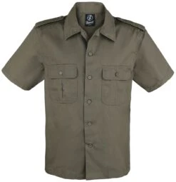 "1/2 Sleeve US Shirt" Short-sleeved Shirt Olive By Brandit