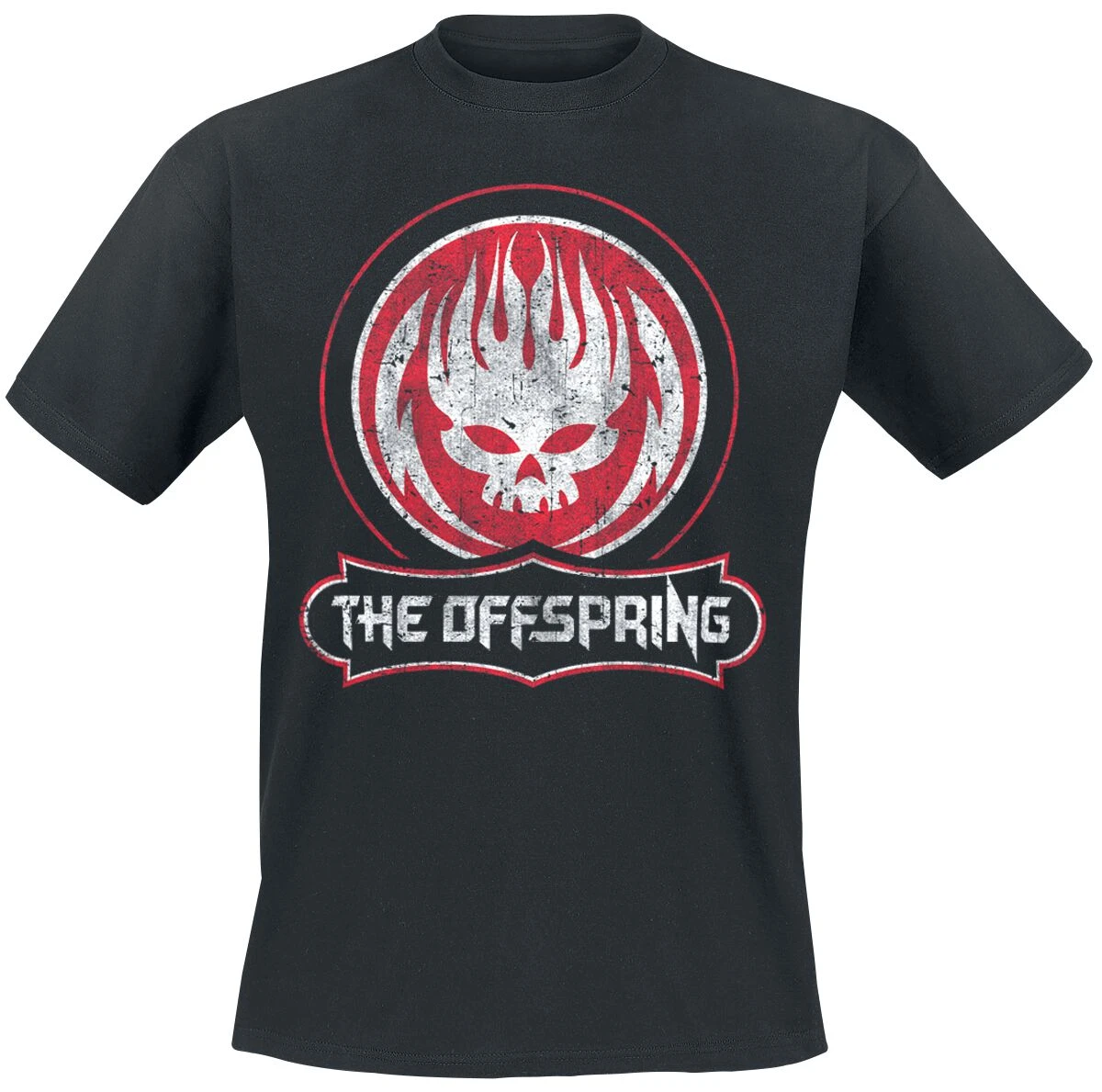 "Distressed Skull" T-Shirt Black By The Offspring 3 "Distressed Skull" T-Shirt Black By The Offspring