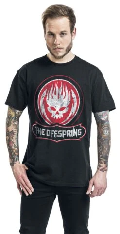 "Distressed Skull" T-Shirt Black By The Offspring 10 "Distressed Skull" T-Shirt Black By The Offspring -Men Fashion Clothing Store 358686wa