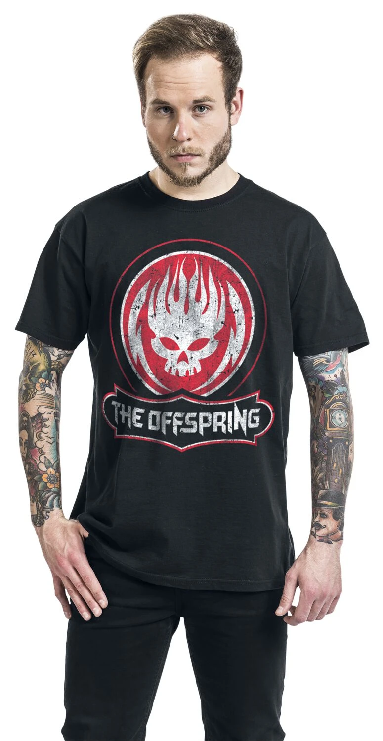 "Distressed Skull" T-Shirt Black By The Offspring 6 "Distressed Skull" T-Shirt Black By The Offspring - Image 4