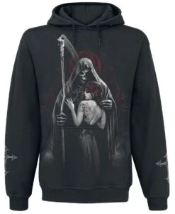 "Dead Kiss" Hooded Sweater Black By Spiral