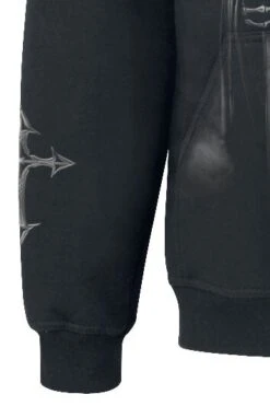 "Dead Kiss" Hooded Sweater Black By Spiral 13 "Dead Kiss" Hooded Sweater Black By Spiral -Men Fashion Clothing Store 361651d3 emp