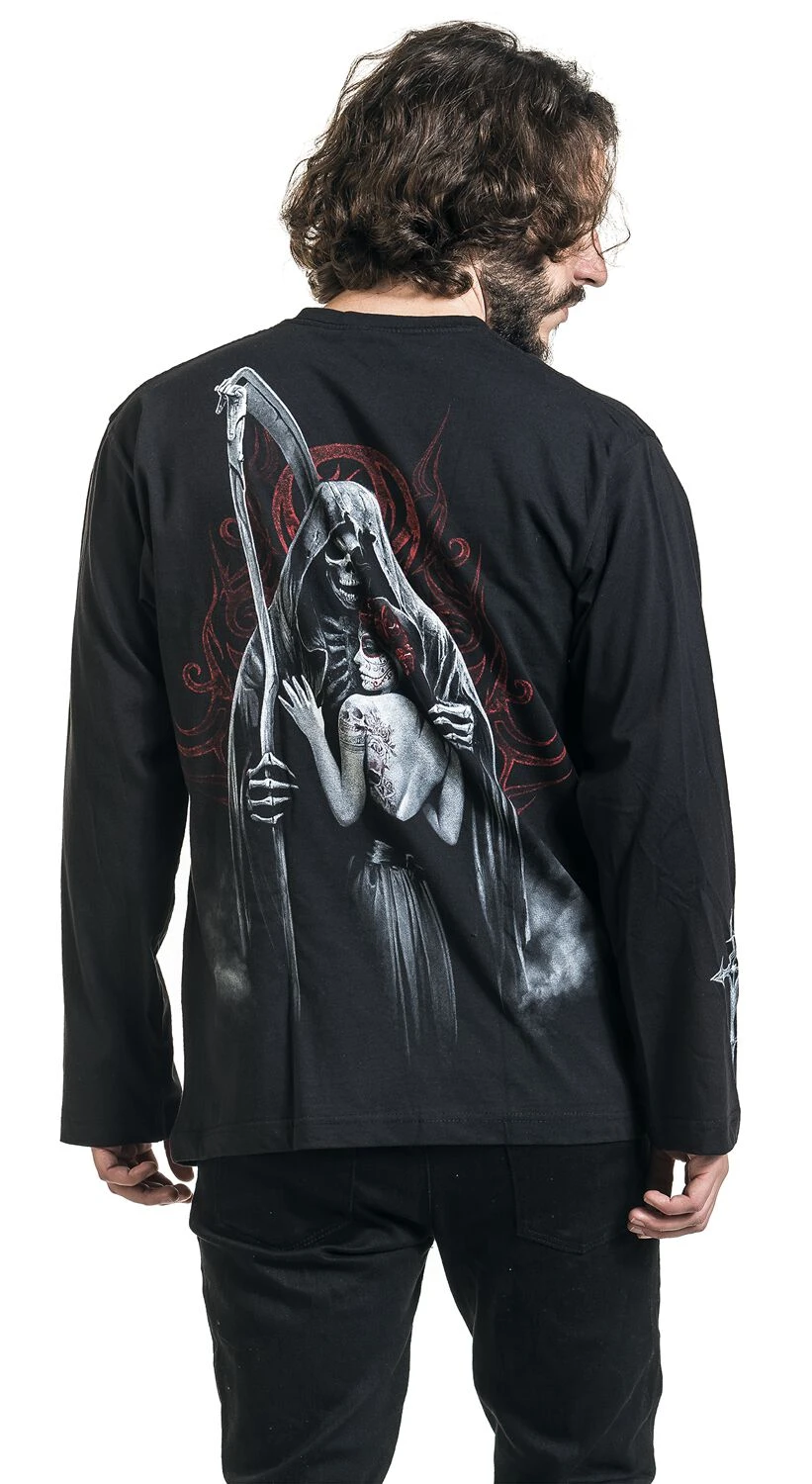 "Dead Kiss" Hooded Sweater Black By Spiral 9 "Dead Kiss" Hooded Sweater Black By Spiral - Image 7