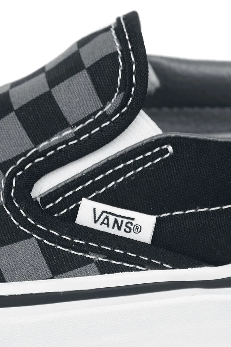 "Classic Slip-On Checkerboard" Sneakers Black-grey By Vans 10 "Classic Slip-On Checkerboard" Sneakers Black-grey By Vans - Image 8
