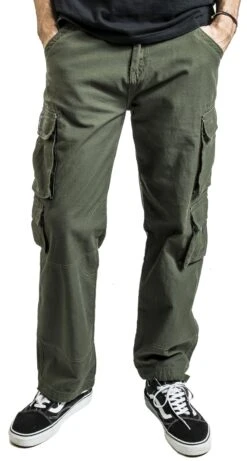 "Army Vintage Trousers" Cargo Trousers Khaki By Black Premium By EMP -Men Fashion Clothing Store 364729wa