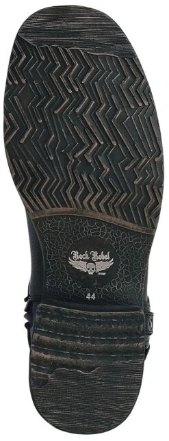 "Thunder Road" Boot Black By Rock Rebel By EMP -Men Fashion Clothing Store 365229a3