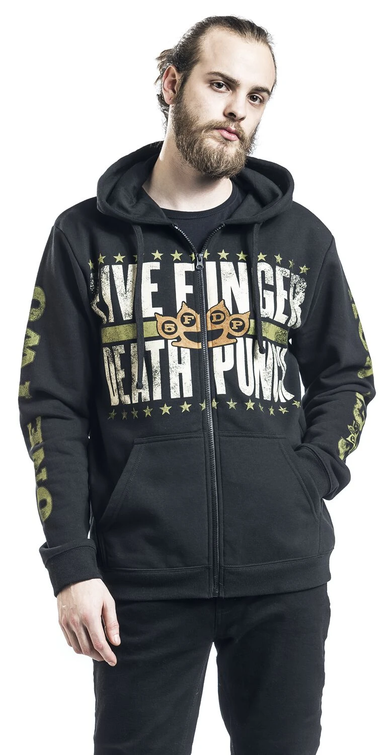 "Locked & Loaded" Hooded Zip Black By Five Finger Death Punch 10 "Locked & Loaded" Hooded Zip Black By Five Finger Death Punch - Image 8
