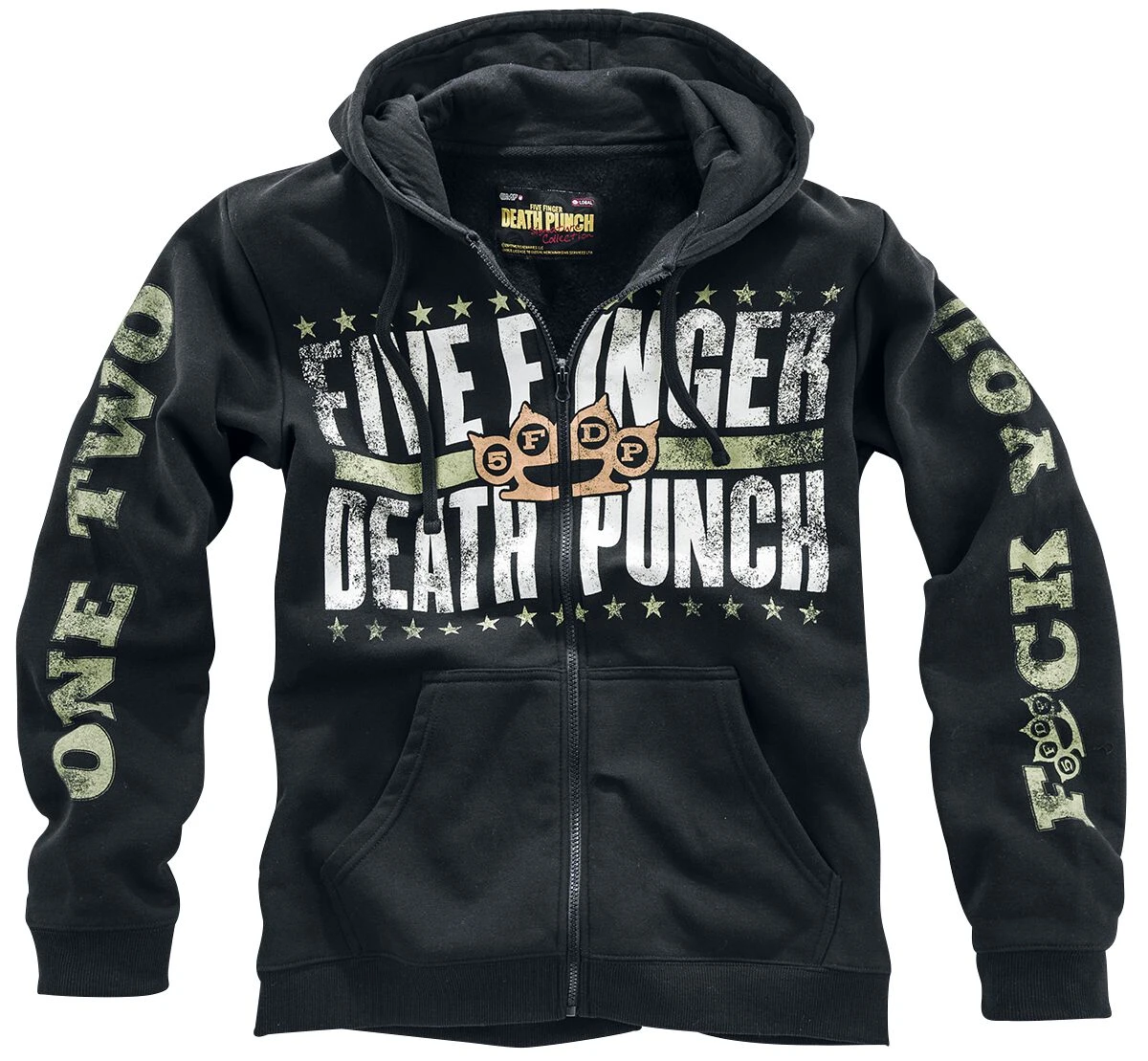"Locked & Loaded" Hooded Zip Black By Five Finger Death Punch 12 "Locked & Loaded" Hooded Zip Black By Five Finger Death Punch - Image 10