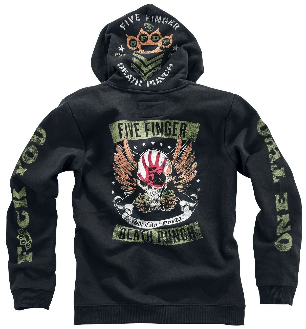 "Locked & Loaded" Hooded Zip Black By Five Finger Death Punch 13 "Locked & Loaded" Hooded Zip Black By Five Finger Death Punch - Image 11