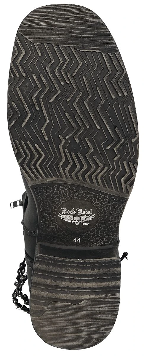 "Thunder Road" Boot Dark Brown By Rock Rebel By EMP 4 "Thunder Road" Boot Dark Brown By Rock Rebel By EMP - Image 3