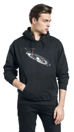 "Fun Shirt You Are Here" Hooded Sweater Black -Men Fashion Clothing Store 368216wa