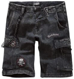 "Garageland" Shorts Black By Rock Rebel By EMP -Men Fashion Clothing Store 369194a