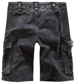 "Garageland" Shorts Black By Rock Rebel By EMP -Men Fashion Clothing Store 369194b