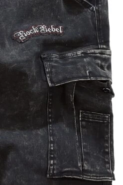 "Garageland" Shorts Black By Rock Rebel By EMP -Men Fashion Clothing Store 369194d2