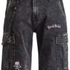 "Garageland" Shorts Black By Rock Rebel By EMP 2 "Garageland" Shorts Black By Rock Rebel By EMP -Men Fashion Clothing Store 369194za