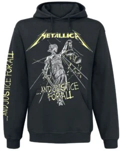 "...And Justice For All" Hooded Sweater Black By Metallica