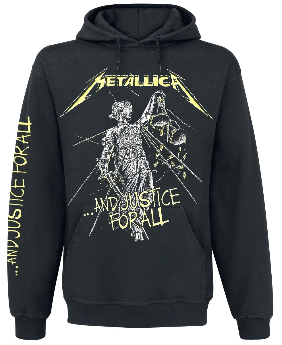 "...And Justice For All" Hooded Sweater Black By Metallica 3 "...And Justice For All" Hooded Sweater Black By Metallica
