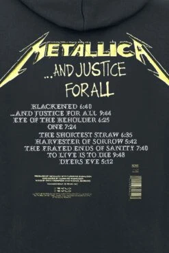 "...And Justice For All" Hooded Sweater Black By Metallica 12 "...And Justice For All" Hooded Sweater Black By Metallica -Men Fashion Clothing Store 369705d2